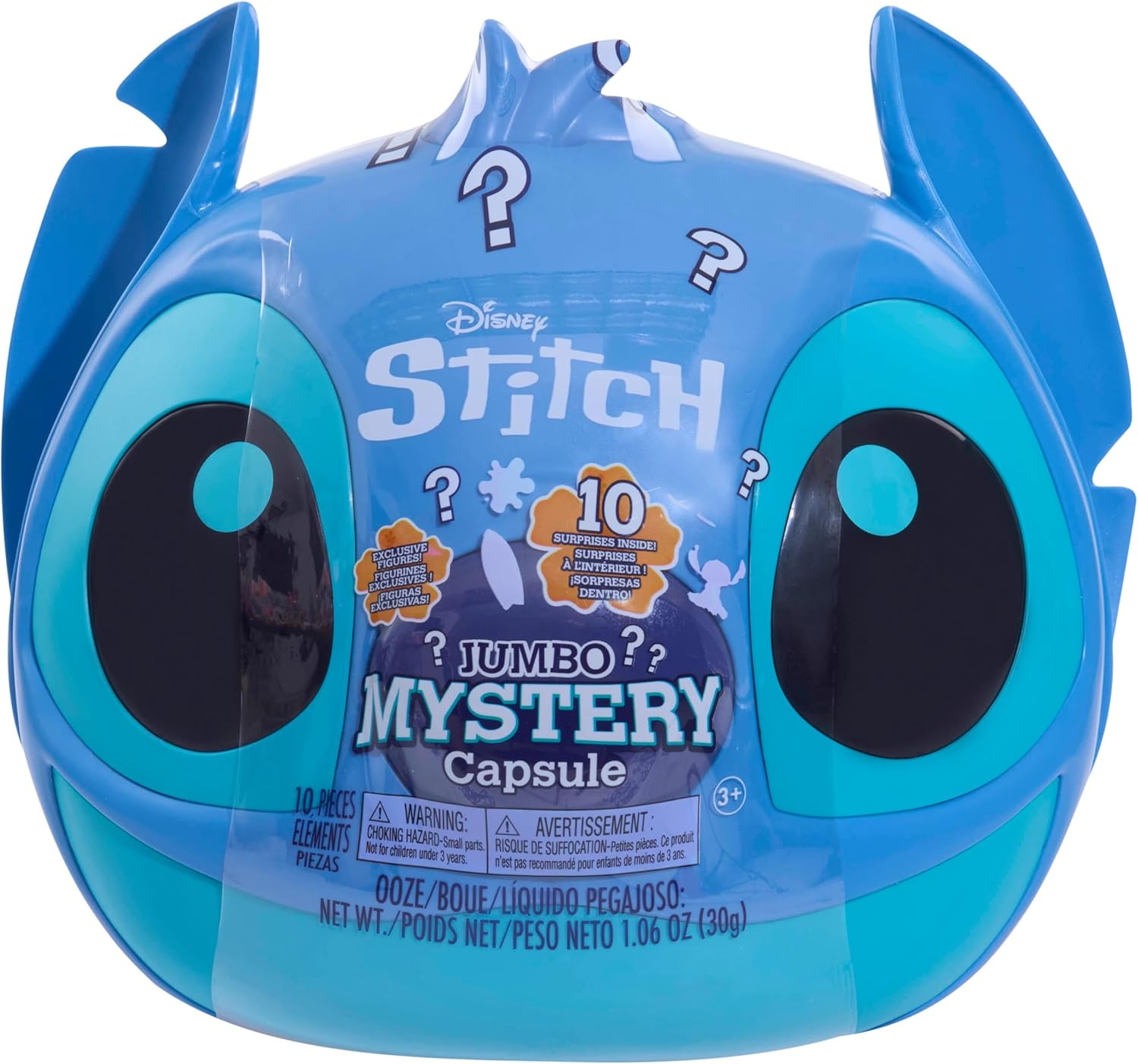 Disney Stitch Jumbo Mystery Capsule, 9 Inch Figure, Surprise Outfits, Alien, Kids Toys for Ages 3 up by Just Play image number 2