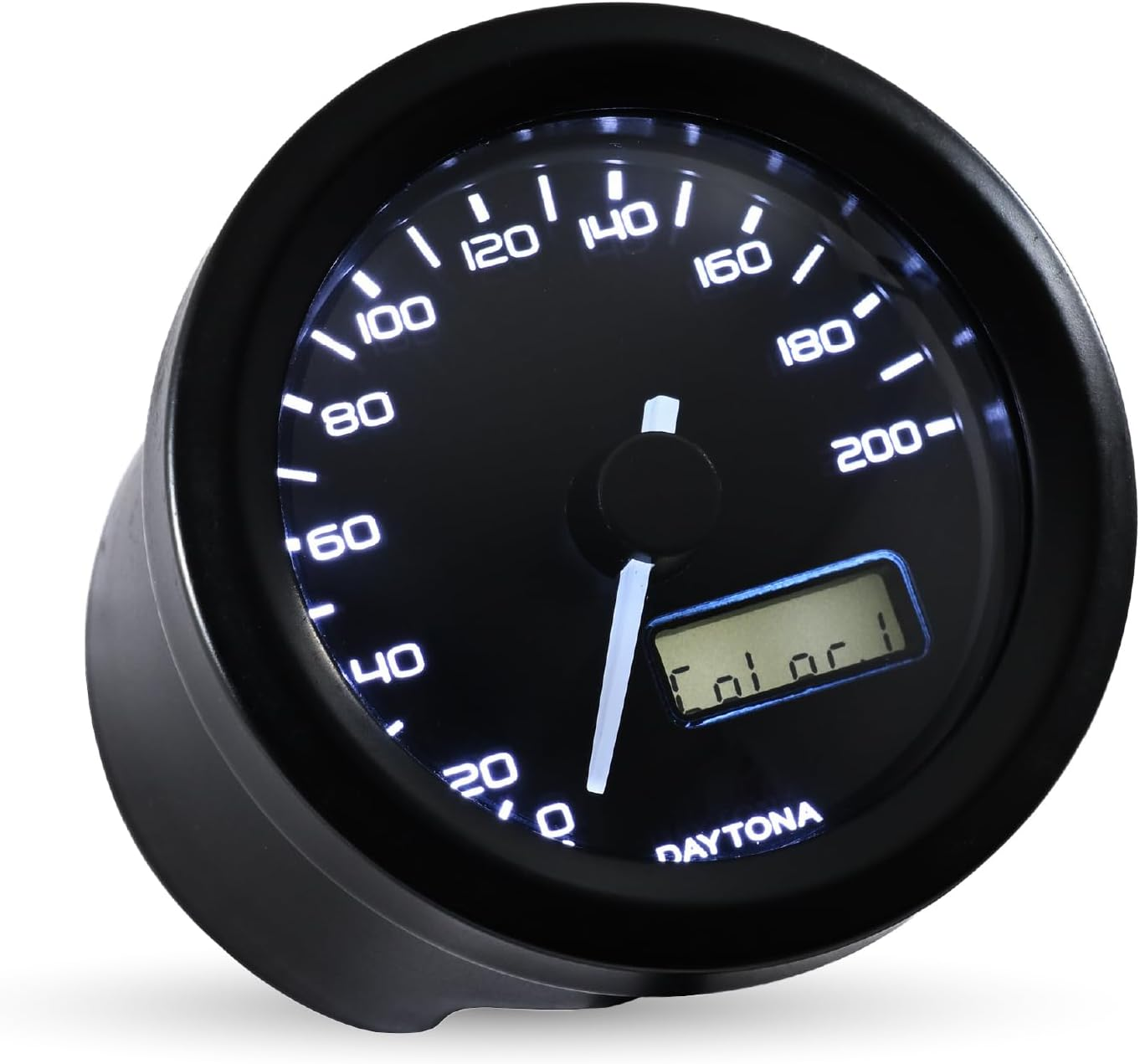 Daytona Velona 44196 Motorbike Electric Speedometer, Voltmeter, Black Body/3 Color LED, &Phi;18.9 Inches (48 Mm), 140 Km/H Display image number 6