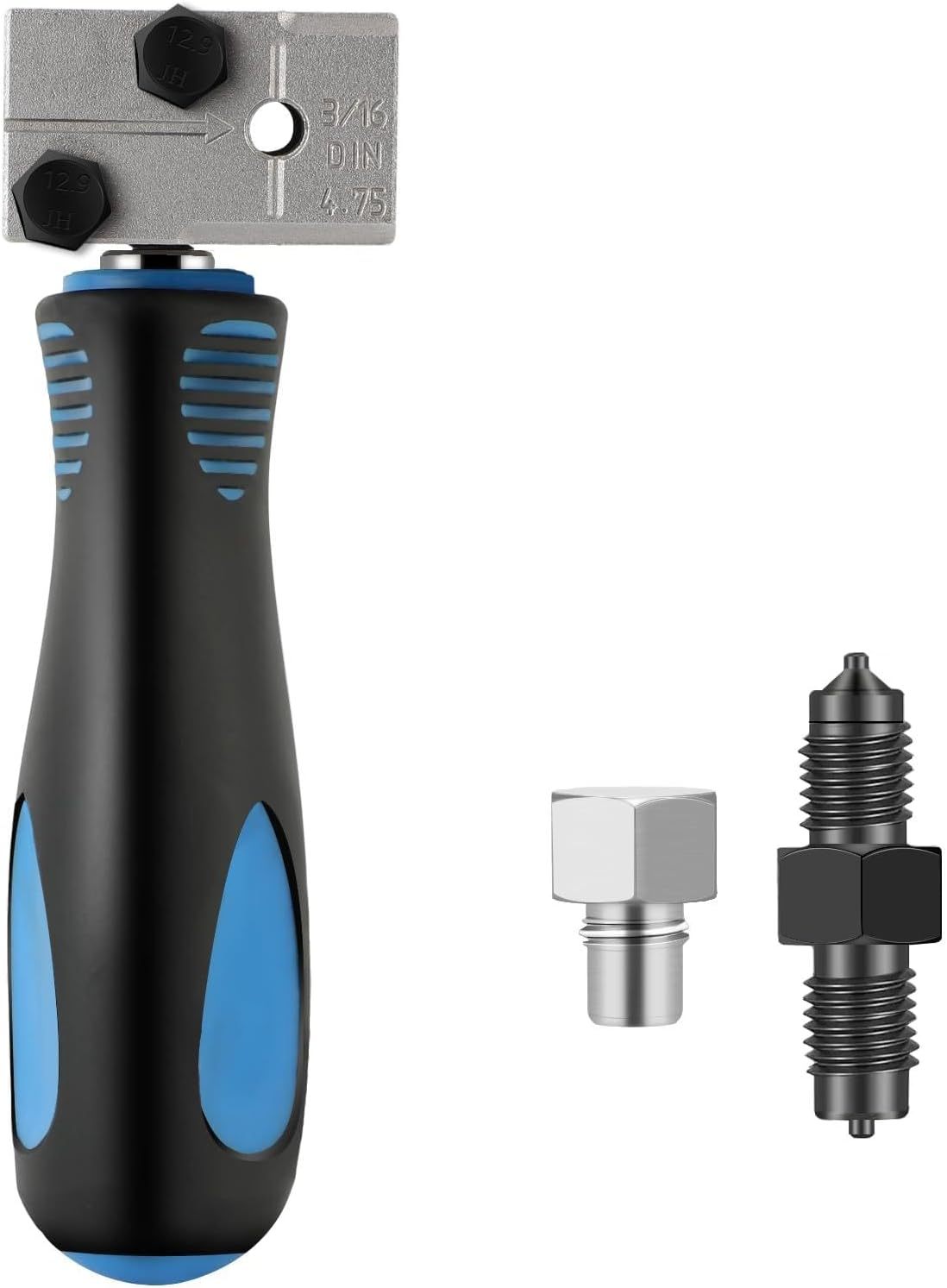 WODHMIEY 3/16In Double Flaring Tool, Metal Handheld Brake Line Double Flare Tool, for Motorcycle Automotive Truck image number 4