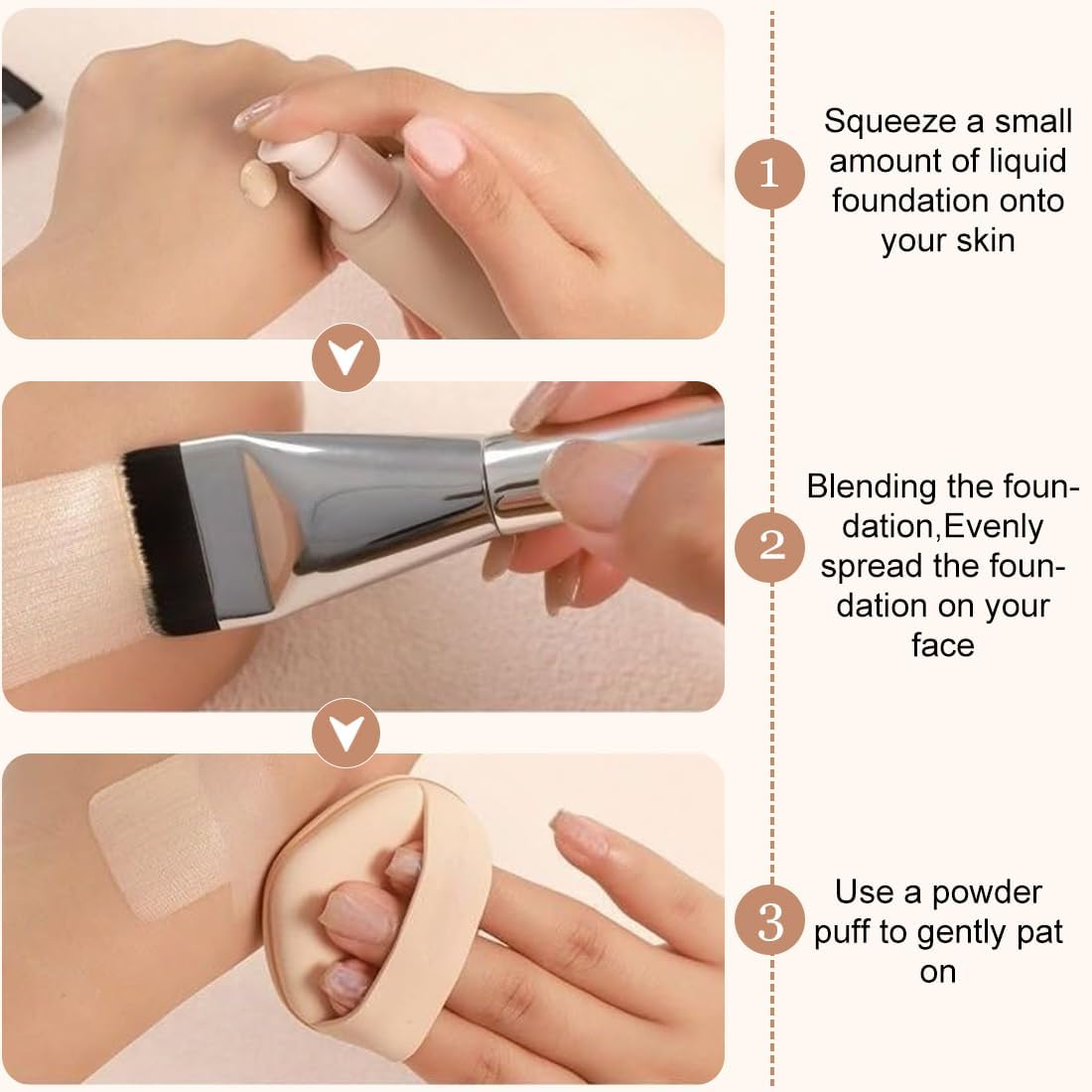 Pack of 3 Face Brush Fan Brush Face Mask Soft Makeup Mask Brushes for Face Masks, Eye Masks, Serum, Cleaning Mask or DIY Skin Care image number 2