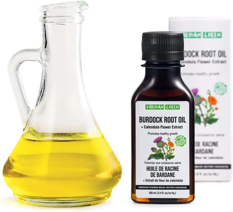 Siberian Green Burdock Root Oil with Calendula Oil Extract 100Ml