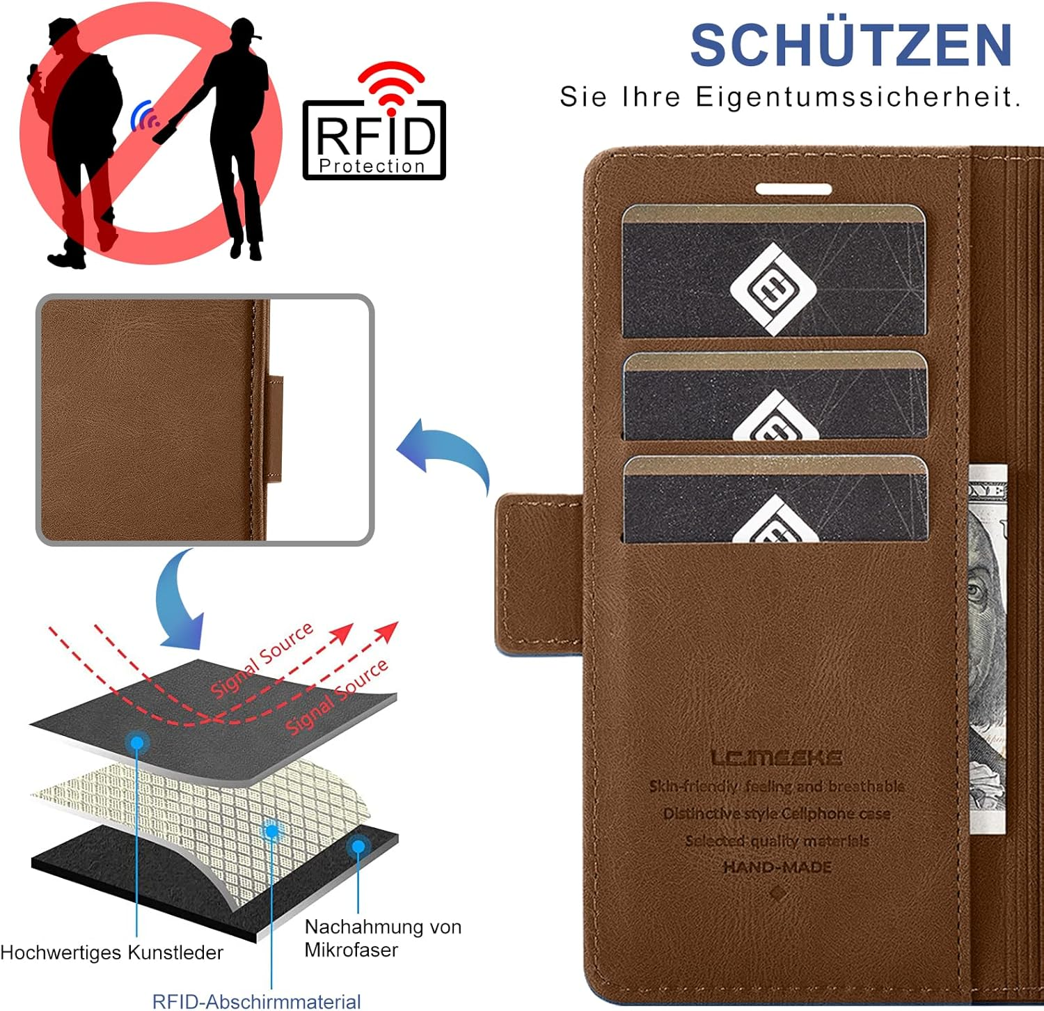 Giyer Mobile Phone Case for Xiaomi 12T/12T Pro 5G Case with Screen Protector, Stand Function, Card Slot, Wallet Premium Leather Protective Case, 12T Pro Flip Case Cover, Shockproof Flip Case 12T 5G,