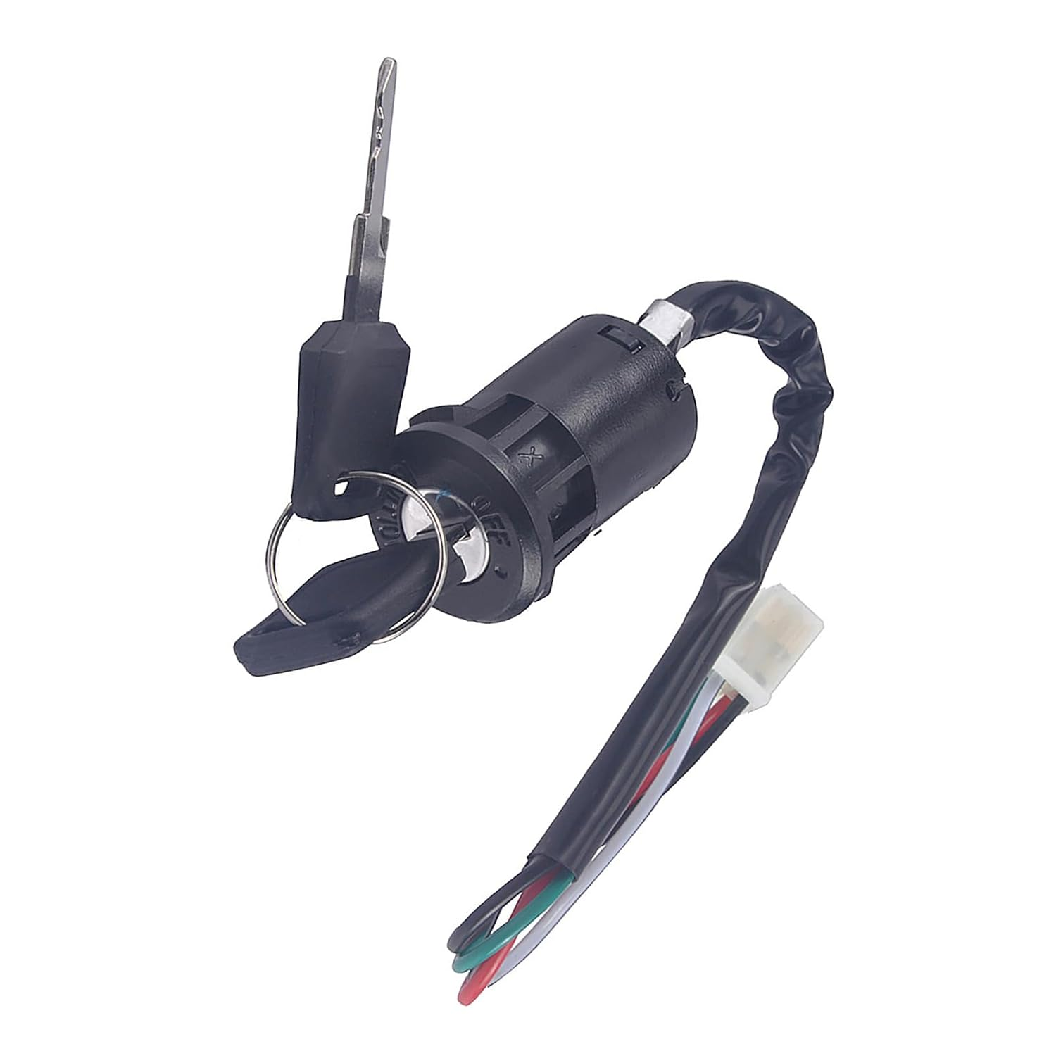 Lock Key, 4-Wire Ignition Switch Lock Key for Quad ATV Go Kart Pit Dirt Bike Moped Scooter image number 5