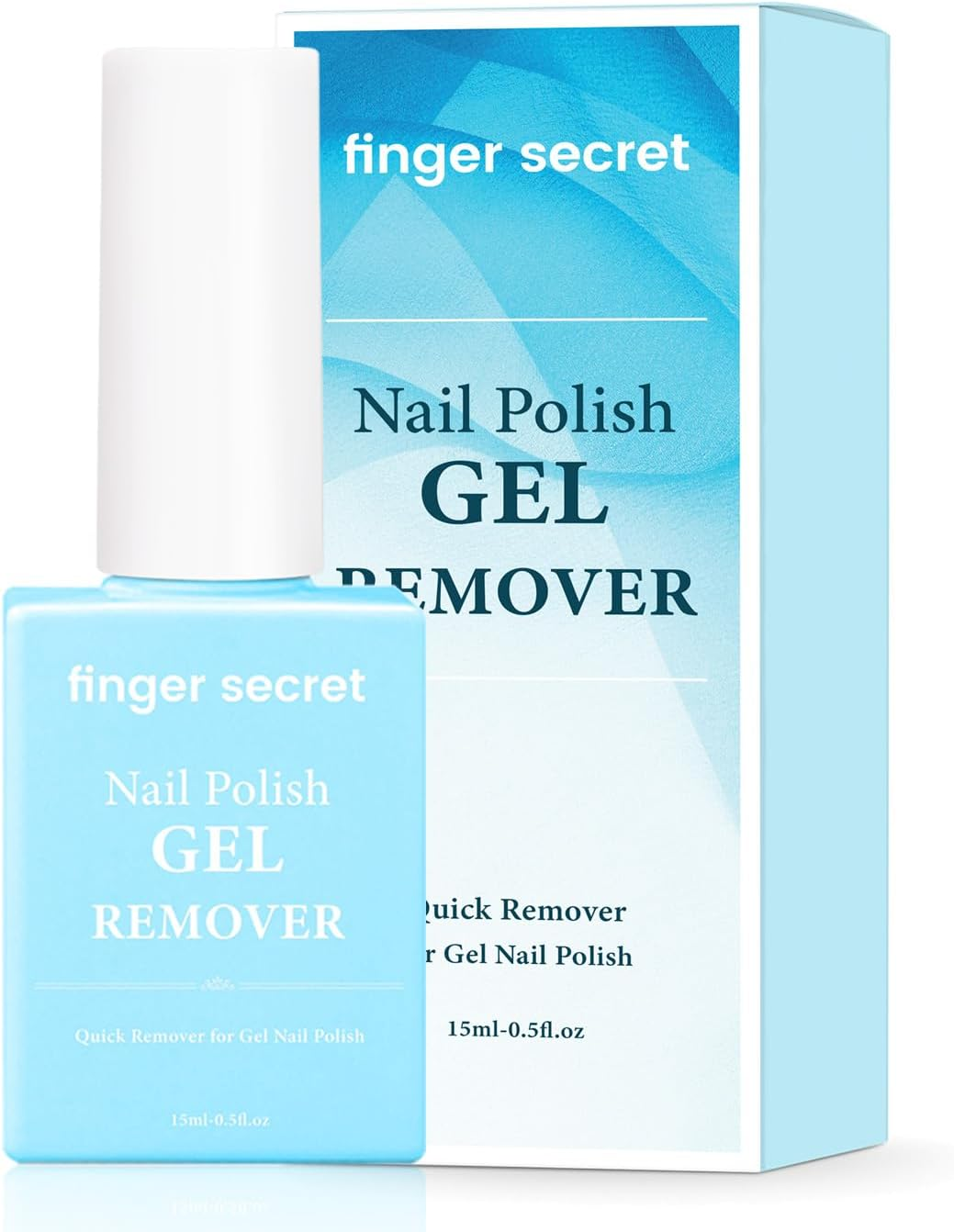 Finger Secret Nail Polish Gel Remover Kit - Removes Gel Polish Easily, Liquid Latex for Nails,Strengthens Weak Nails,With Perfect Manicure.Convenient and Portable for All Your Nail Care Needs. image number 6