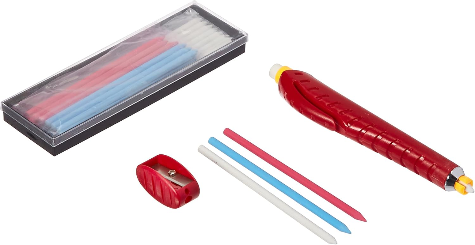 Bohin 91493 Mechanical Chalk Pencil plus Leads Assorted image number 1