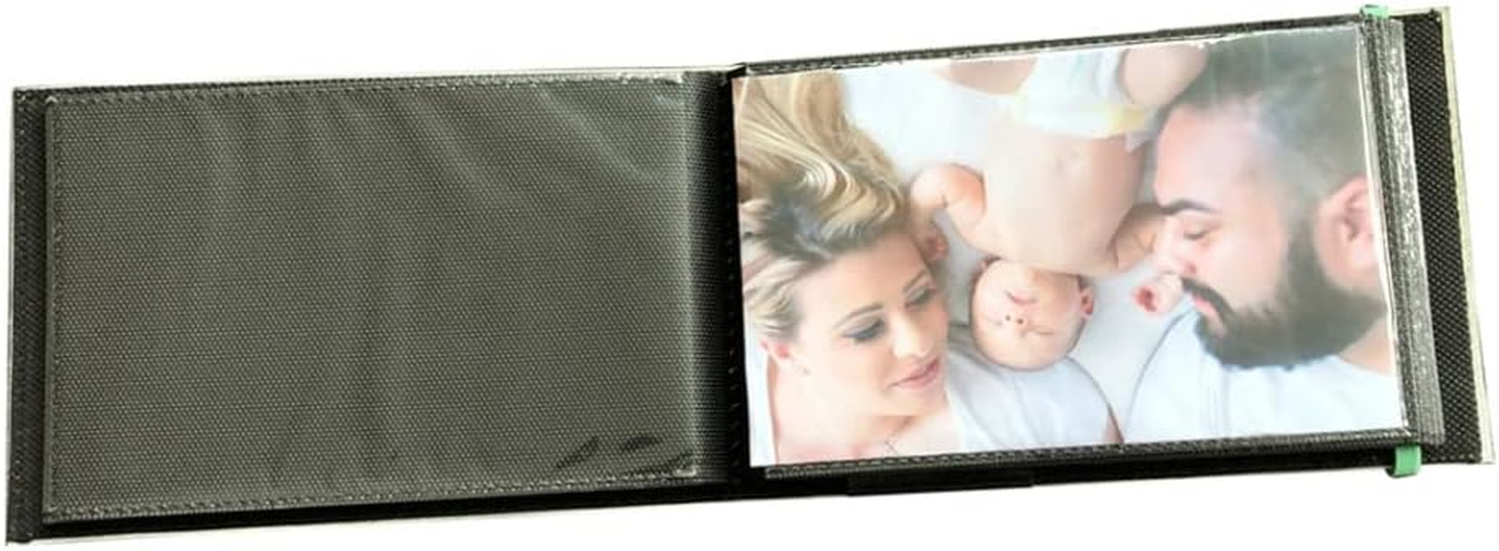 Profile Australia Citi Leather Silver Photo Album | Photo Wallet | 52 4X6In (10X15Cm) Photos | Acid Free image number 1