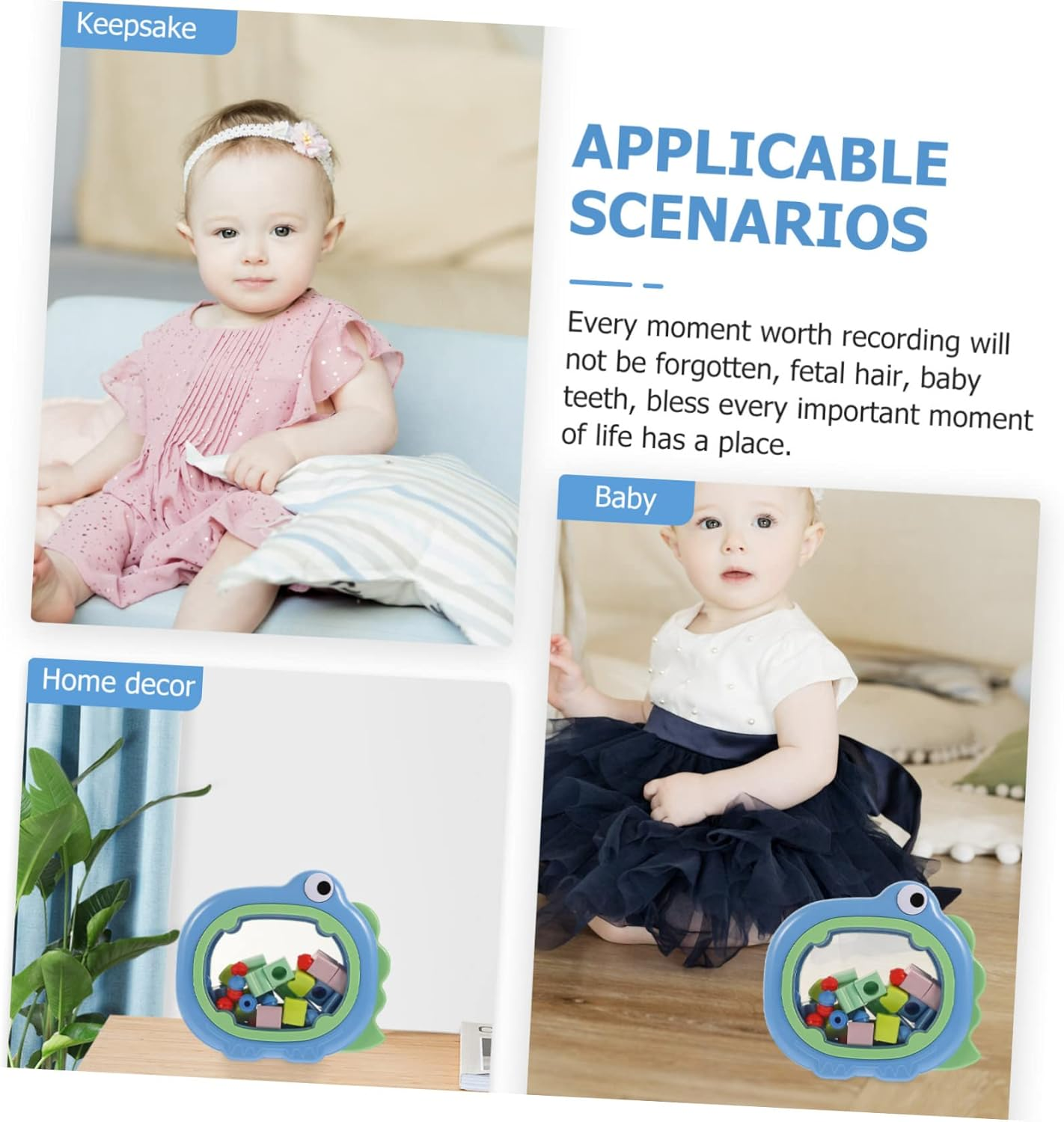 Boy Girl Tooth Box Newborn Keepsake Box Creative Design Easy Open Close image number 6