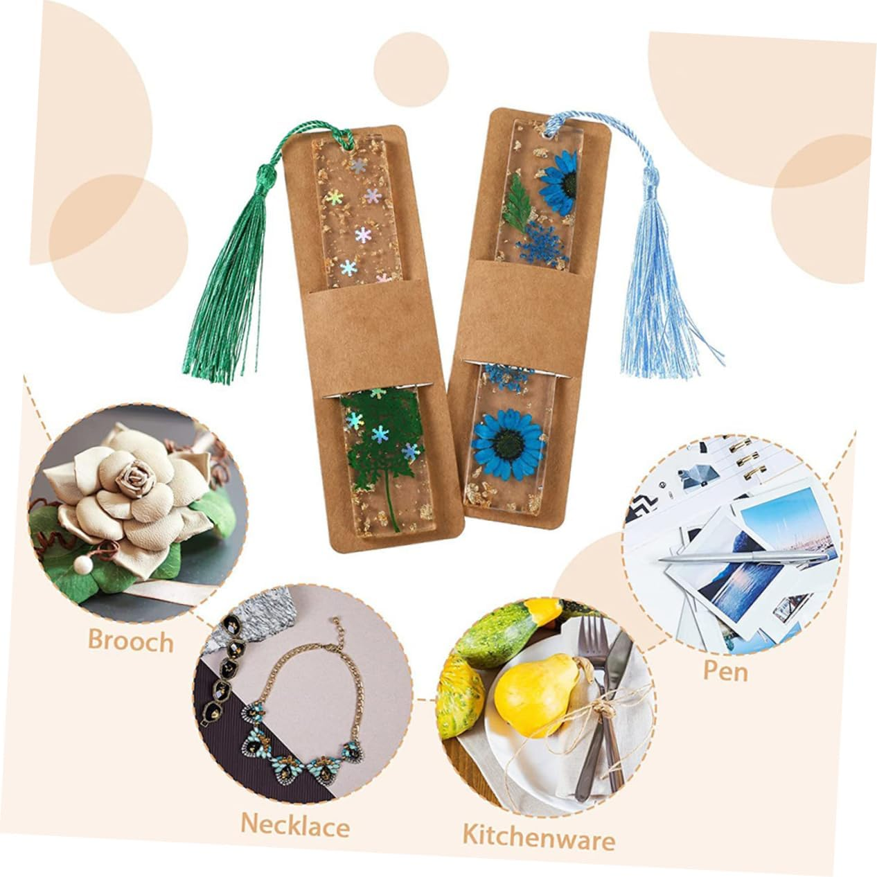 Ciieeo 30Pcs Bookmarks Cute Magnetic Card Display Present Packaging Cards for Women image number 6