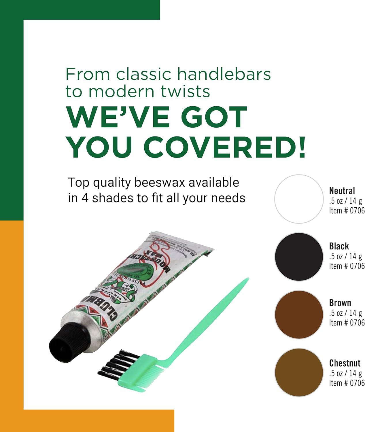 Clubman Moustache Wax Hang Pack - Neutral, 0.5 Oz image number 3