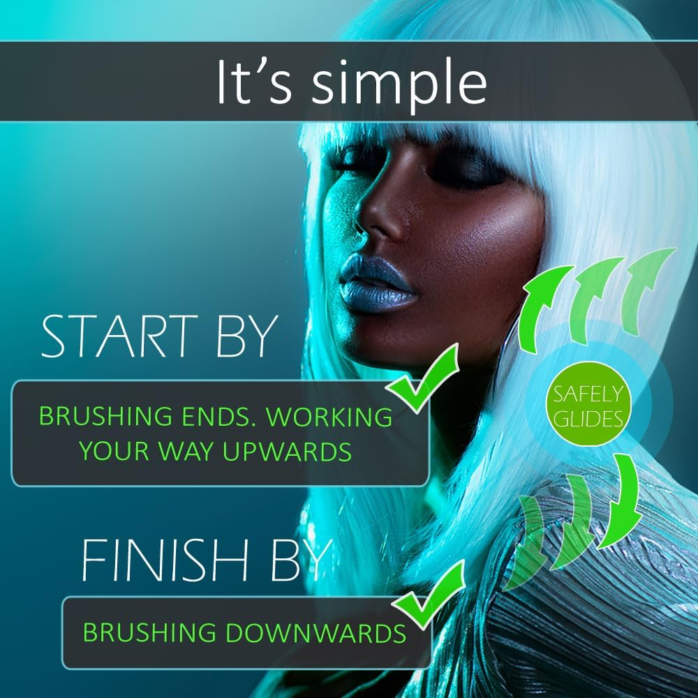 Remysoft One Twenty Three Loops - Loop Brush - Safe for Hair Extensions, Weaves and Wigs by Remysoft image number 4