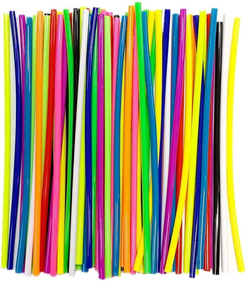 Teensery 72 Pcs Motorcycle Spoke Skins Wraps Colorful Bicycle Spoke Cover Coat Pipe Protector Bike Wheel Decoration, Assorted Color image number 3