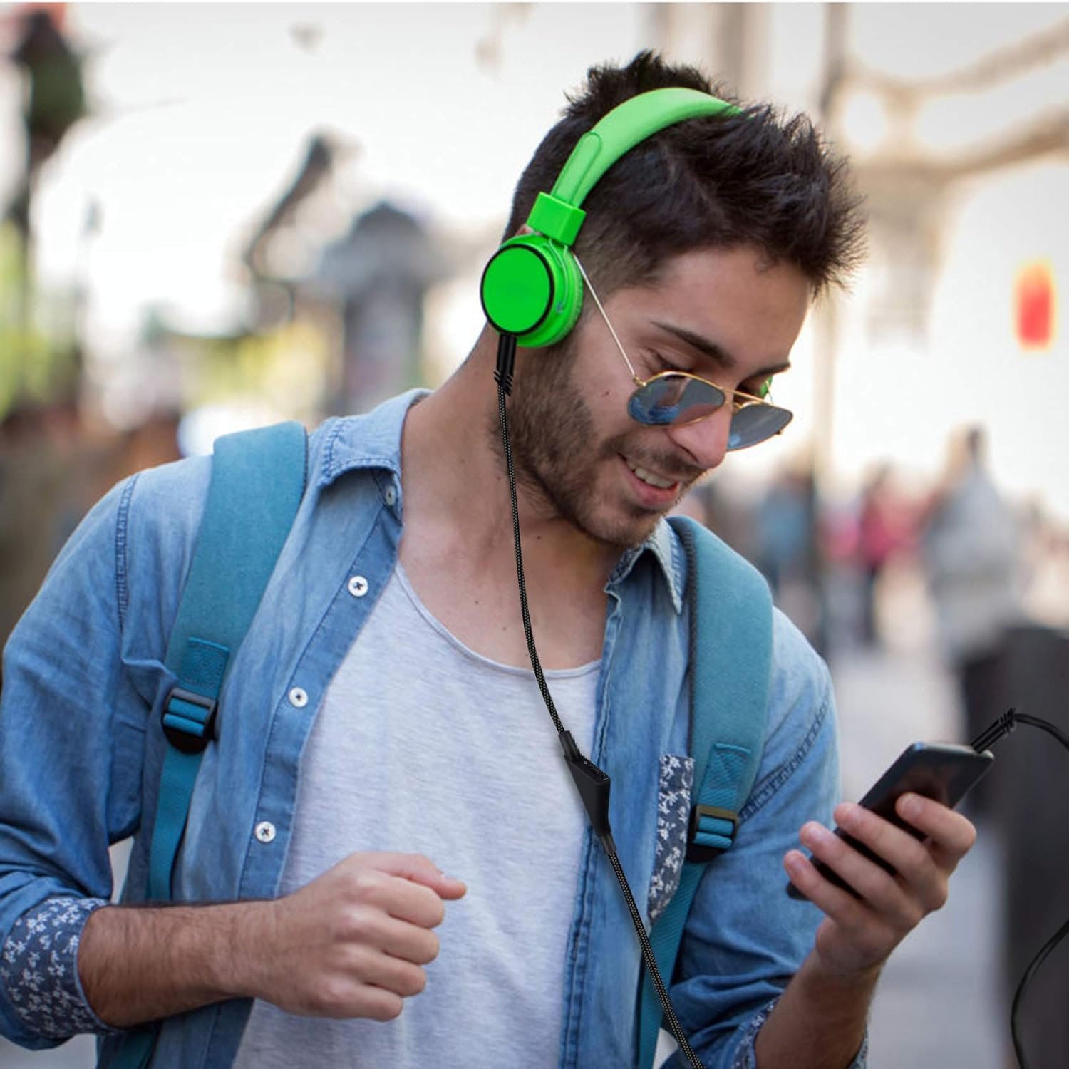 2M Replacement Headset Cable with Volume Control, Gaming Headsets Cord, Compatible with Astro A40TR, A40, A10 image number 2