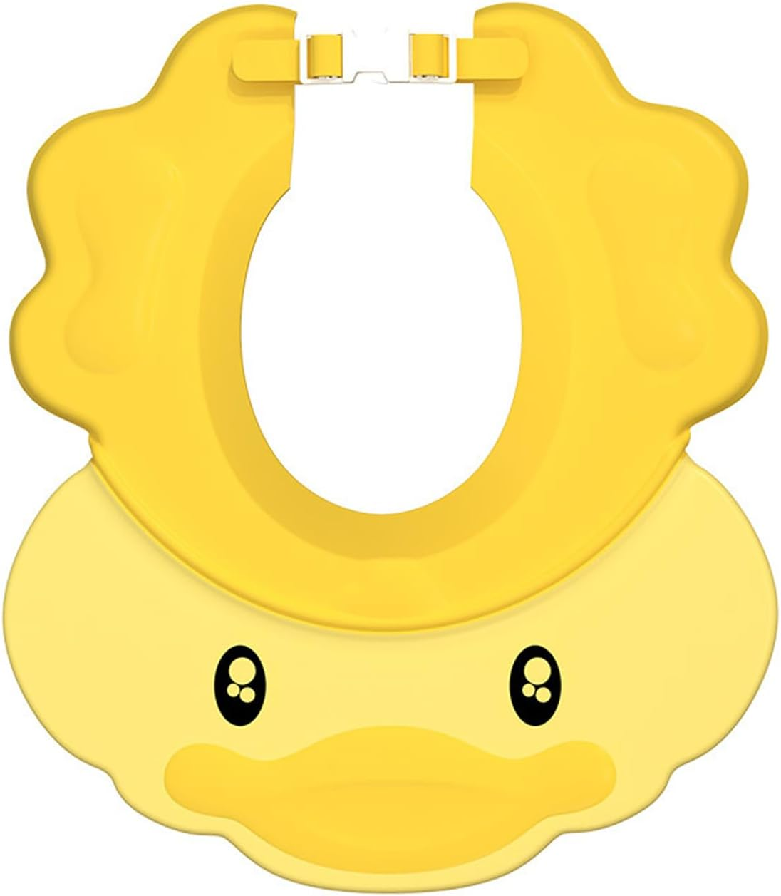 Adjustable Baby Shower Cap for Kids, Soft Bath Visor Shield with Cute Duck Design, Comfortable Head Protection - Auroly image number 2