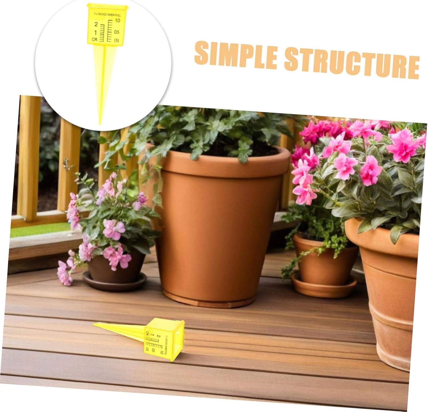 20Pcs Lawn Rain Gauge Sprinkler Water Measurement Tool for Garden Patio Portable Rain Tube for Accurate Outdoor Water Level Monitoring image number 1