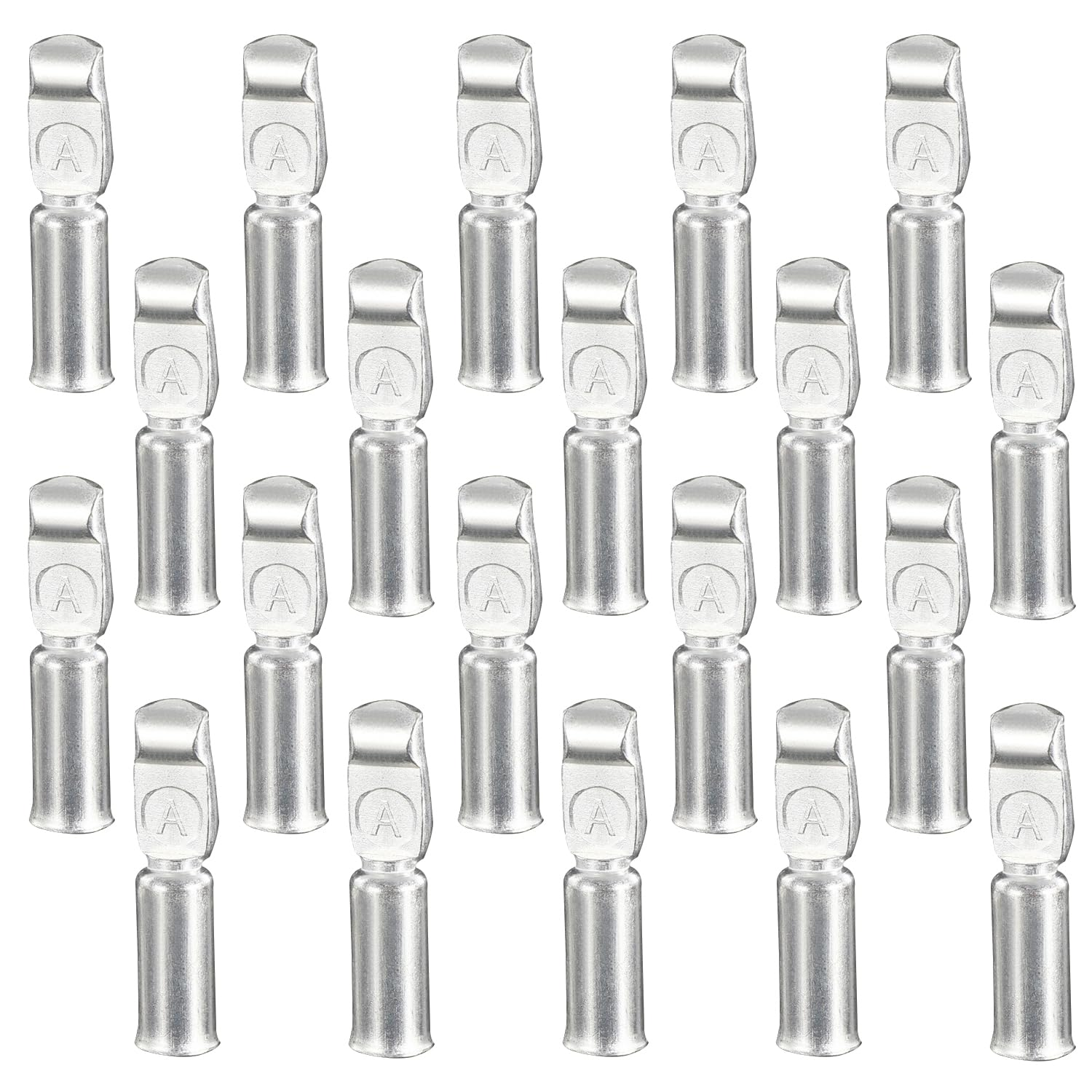Wzenclave 20Pcs Anderson Plug Contacts Pins Lugs Terminals Fast Battery Charging Plug Replacement Terminal Pins for 50Amp Connectors 6 AWG600V Ideal for Solar and Wind Generators Tow Trucks and More image number 4