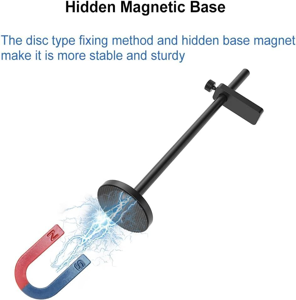 Graphics Card GPU Support Bracket: Adjustable Aluminum anti Sag GPU Bracket Video Card Support GPU Stand Holder GPU Support with Hidden Magnet and Anti-Slip Pad-19Cm image number 3