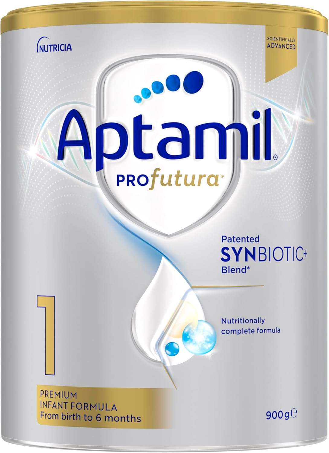Aptamil Profutura 1 Premium Nutritionally Complete Milk Powder Formula, Scientifically Researched Ingredients with Synbiotic Blend, Infant Formula from Birth to 6 Months, 900G image number 1