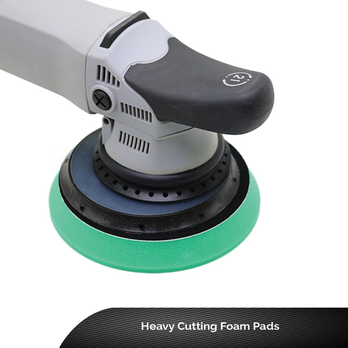 Cobra WRAP TOOLS Heavy Cutting Foam Pads - Professional Detailing Buffing Pads - Durable, High-Performance Results - Perfect for Cutting, Polishing & Finishing Automotive Surfaces | 5-Inch, Green image number 2