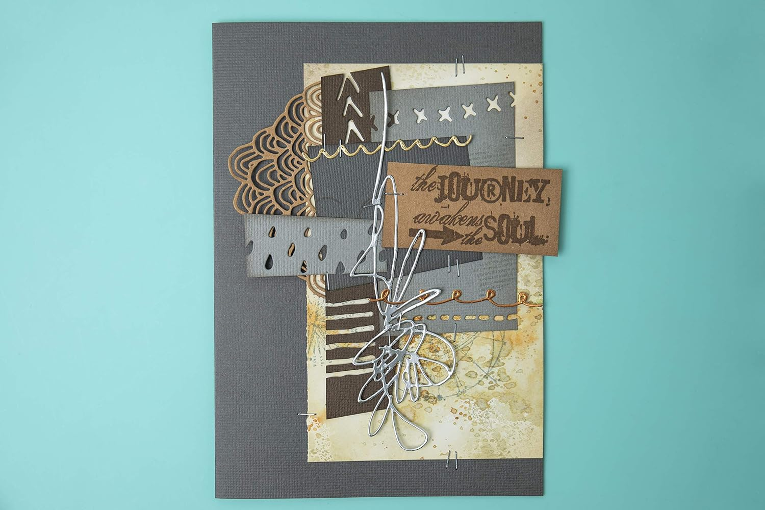 Sizzix Thinlits Die Set 11 Pack 664436, Media Marks by Tim Holtz, Paper, Multicolour, One Size image number 5