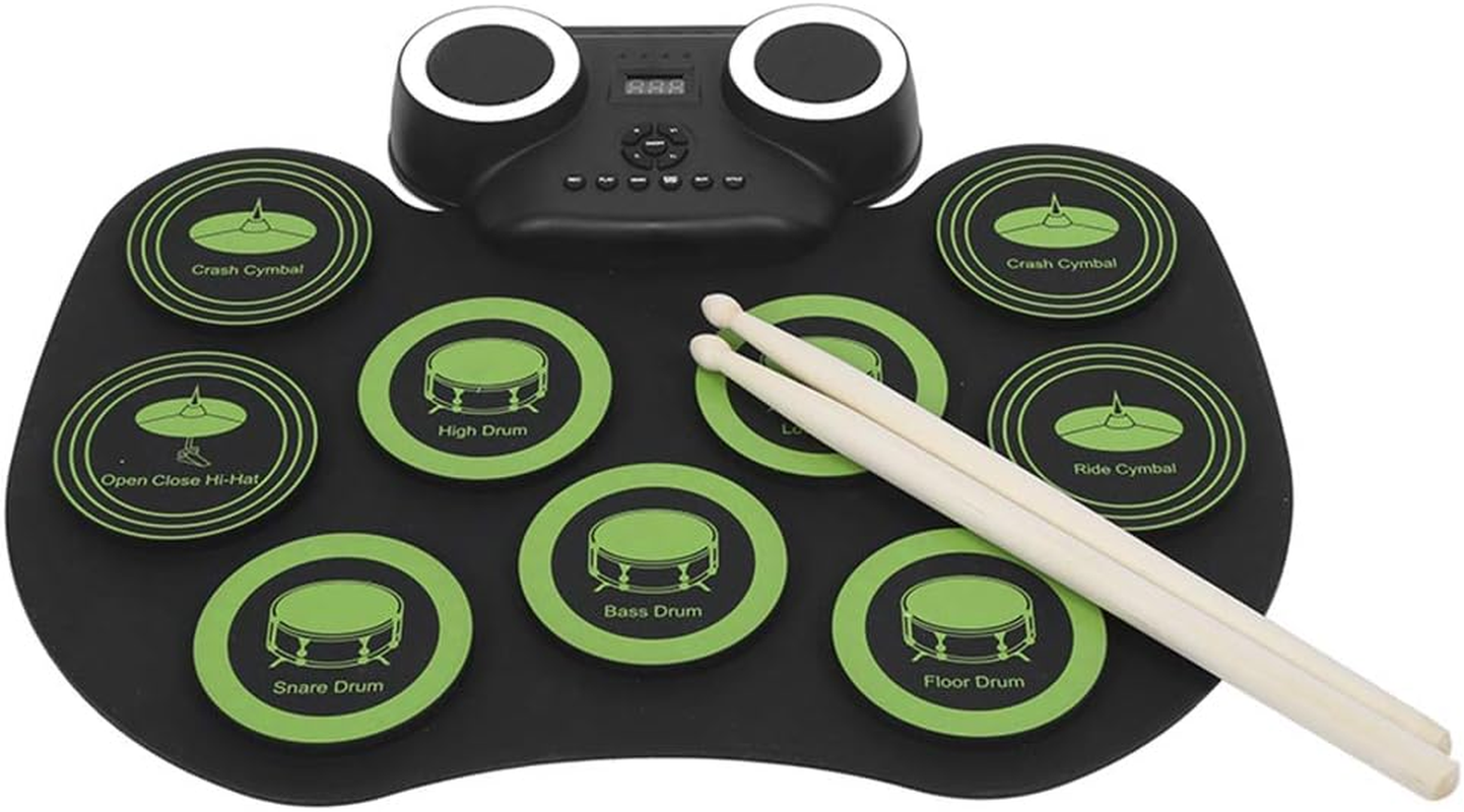 Electronic Drum, Portable USB Electric Drum Set, Electronic Drum Kit with Speaker, Electronic Drum Musical Instrument image number 6