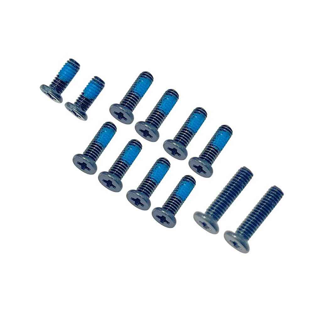 Gintai 1Set 12PCS Black Lower Bottom Base Cover Case Screws for ASUS TUF Dash F15 FX517 FX517Z FX517ZE FX517ZC image number 2