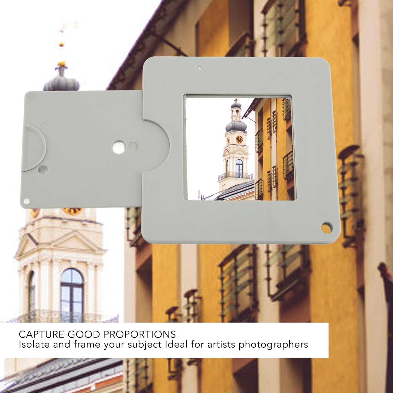 View Catcher, View Finder with Sliding Mechanism, View Finder with Color Isolation, View Finder for Painting,Drawing,Photography, and Any Other Place Where, Composition Is Required