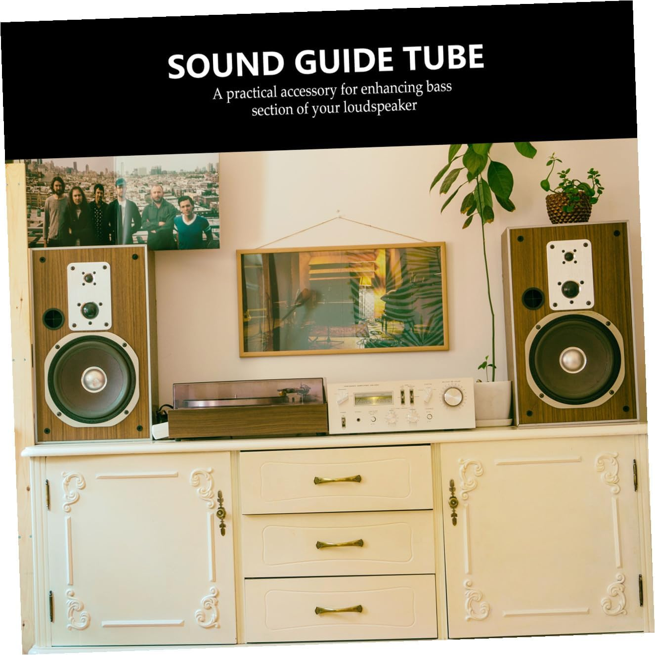 HIAKDOFT 5 Pcs Plastic Bass Reflex Speaker Port Tubes 60X110Mm Replacement Subwoofer Woofer Box Air Outlet Accessories for Home Audio Speaker Parts image number 4