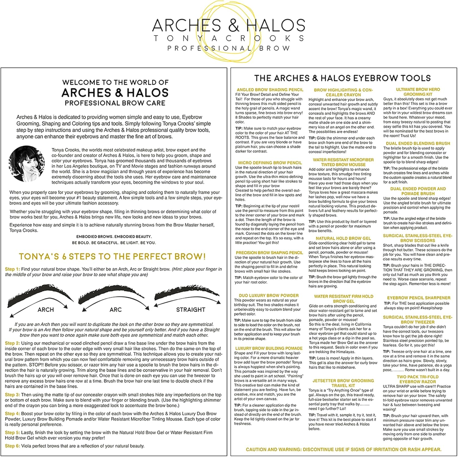 Arches & Halos Duo Luxury Brow Powder - Two-For-One Versatile Compact Powder - for Full, Defined Brows - Vegan and Cruelty Free Makeup image number 2