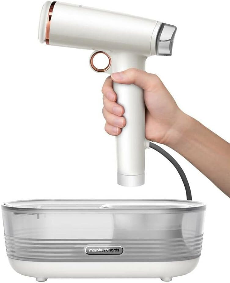Morphy Richards Garment Steamer Iron Heat Handheld Laundry Clothes 1400W White image number 3