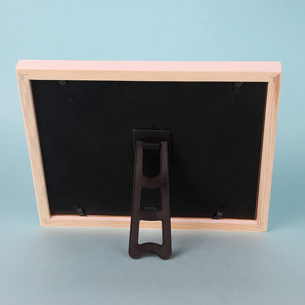 Newborn Baby Handpri and Footpri Picture Frame Kit Baby Keepsake Frames Picture Frame Kit with Ink Pad Infa Shower S for New Parents White Frame with Black Ink Pad image number 4