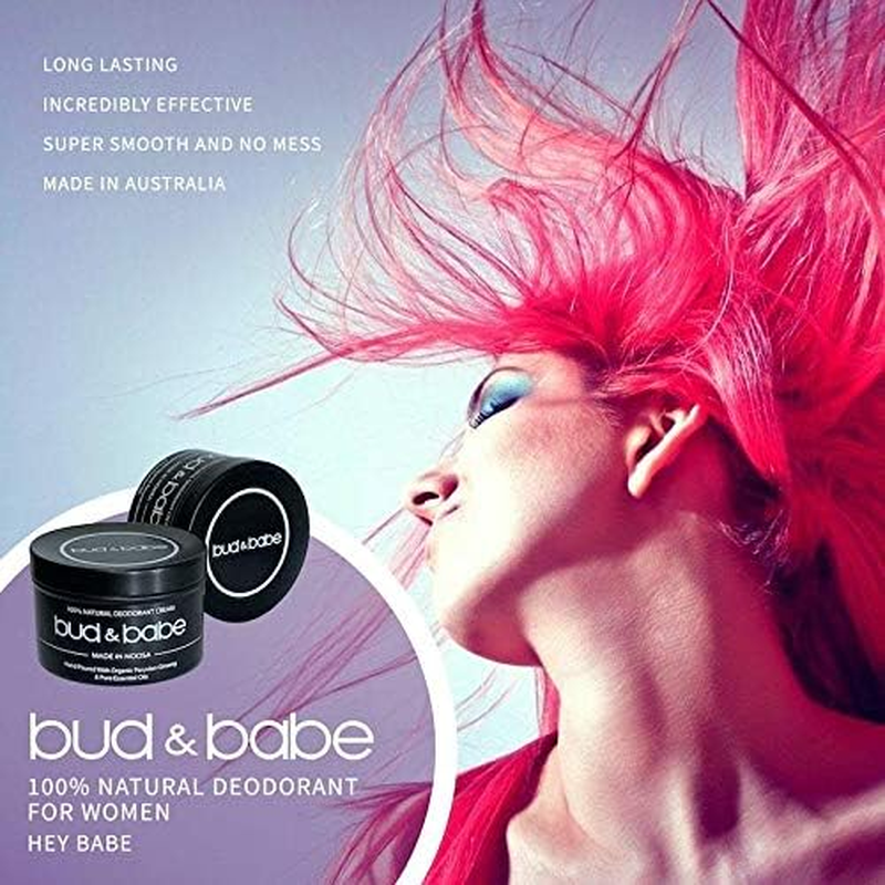 BUD & BABE - Natural Deodorant for Women | Only Natural and Organic Ingredients | Aluminium and Alcohol Free | Sensitive on Skin Even after Shaving image number 3