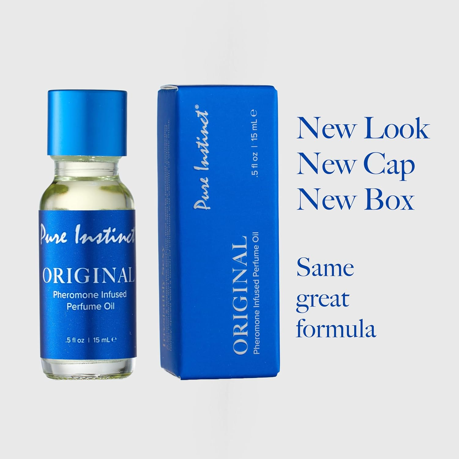 Pure Instinct (2-Pack - the Original Pheromone Infused Essential Oil Perfume Cologne - Unisex for Men and Women - TSA Ready