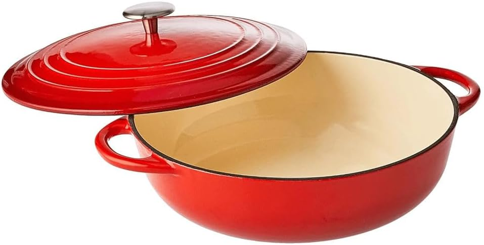 Pyrolux Pyrochef Cast Iron Casserole/French Oven 28 Cm/6 Litre, Chilli Red image number 7
