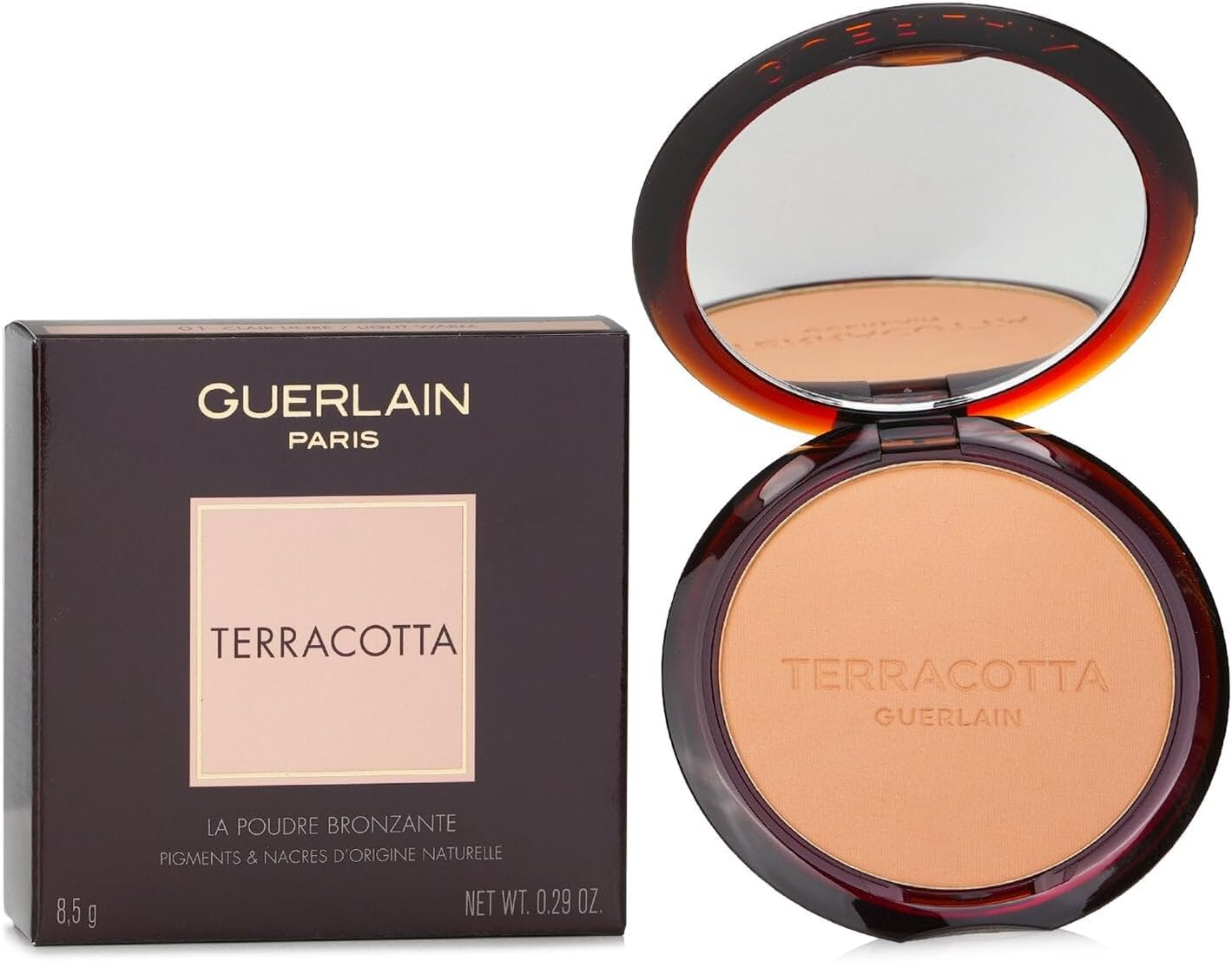 The Bronzing Powder 96 Percent Naturally - 1 Light Warm by Guerlain for Women - 0.29 Oz Powder image number 1