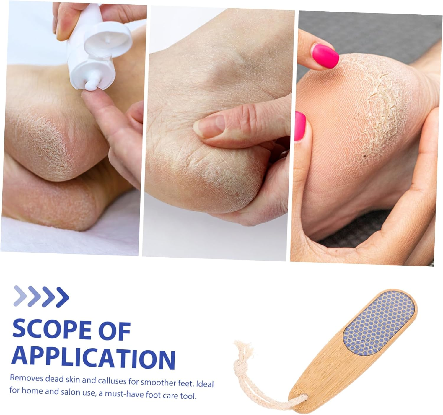 Pedicure Foot File Tool for Home Use Nano Callus Remover Handle Dead Skin Exfoliator for Smoother Feet image number 6