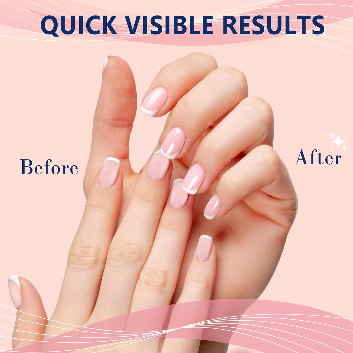 SALVMARY Nail Buffer and Shine Kit - 4 Way Shiny Buffer Nail Shiner Polisher - 4Pcs EVA Sponge Material - Black, Color - 3.54 X 1.18 X 1.18 Inches image number 2