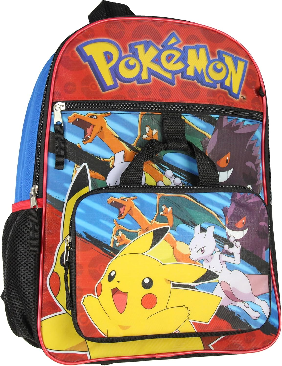 Pokemon Kids 16" Backpack 5PC Combo Set image number 6