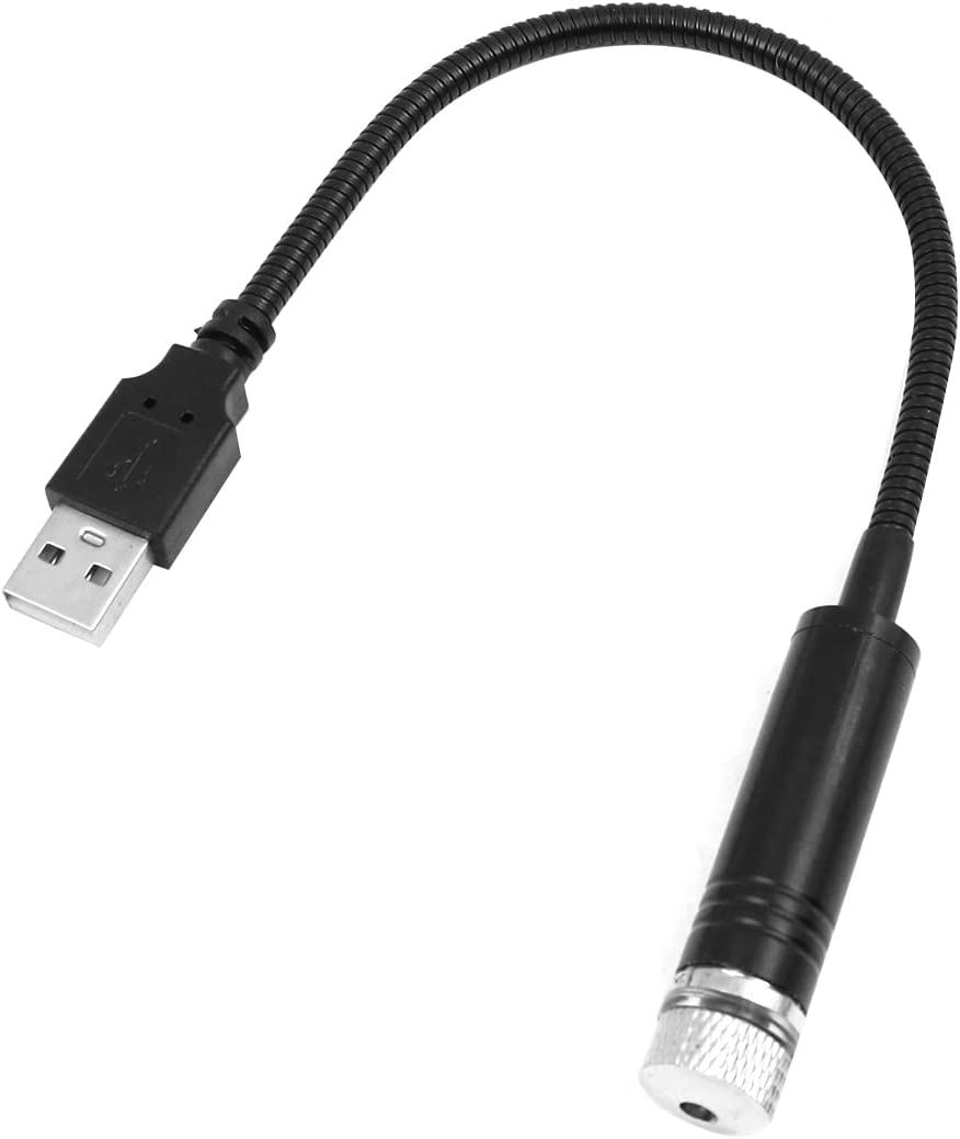 Set of 2 NUZAMAS Violet Blue Star Projector Night Light USB Car Roof Lights, Romantic Interior Car Lights Plug and Party Play AUTO Vehicle Truck RV Boat Caravans Lights Kit TV Home Decoratio image number 6