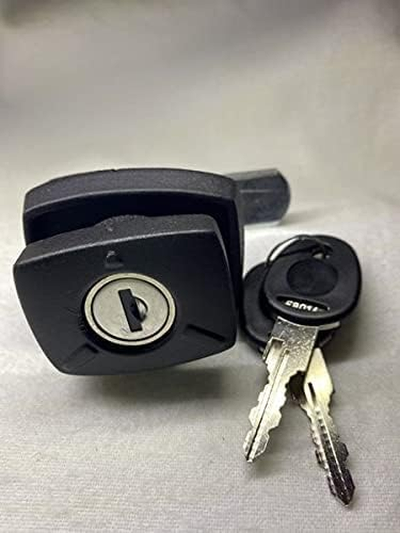 FAP Black Flap Door Lock Gas Box Motorhome with Cylinder and Key image number 3