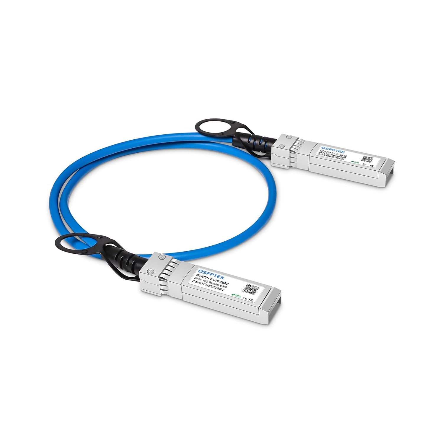 Orange 10G SFP+ DAC Cable, 1M (3Ft) Passive Direct Attach Copper Twinax Cable for Cisco SFP-H10GB-CU1M, Ubiquiti, D-Link, Netgear, Mikrotik, Open Switch Devices