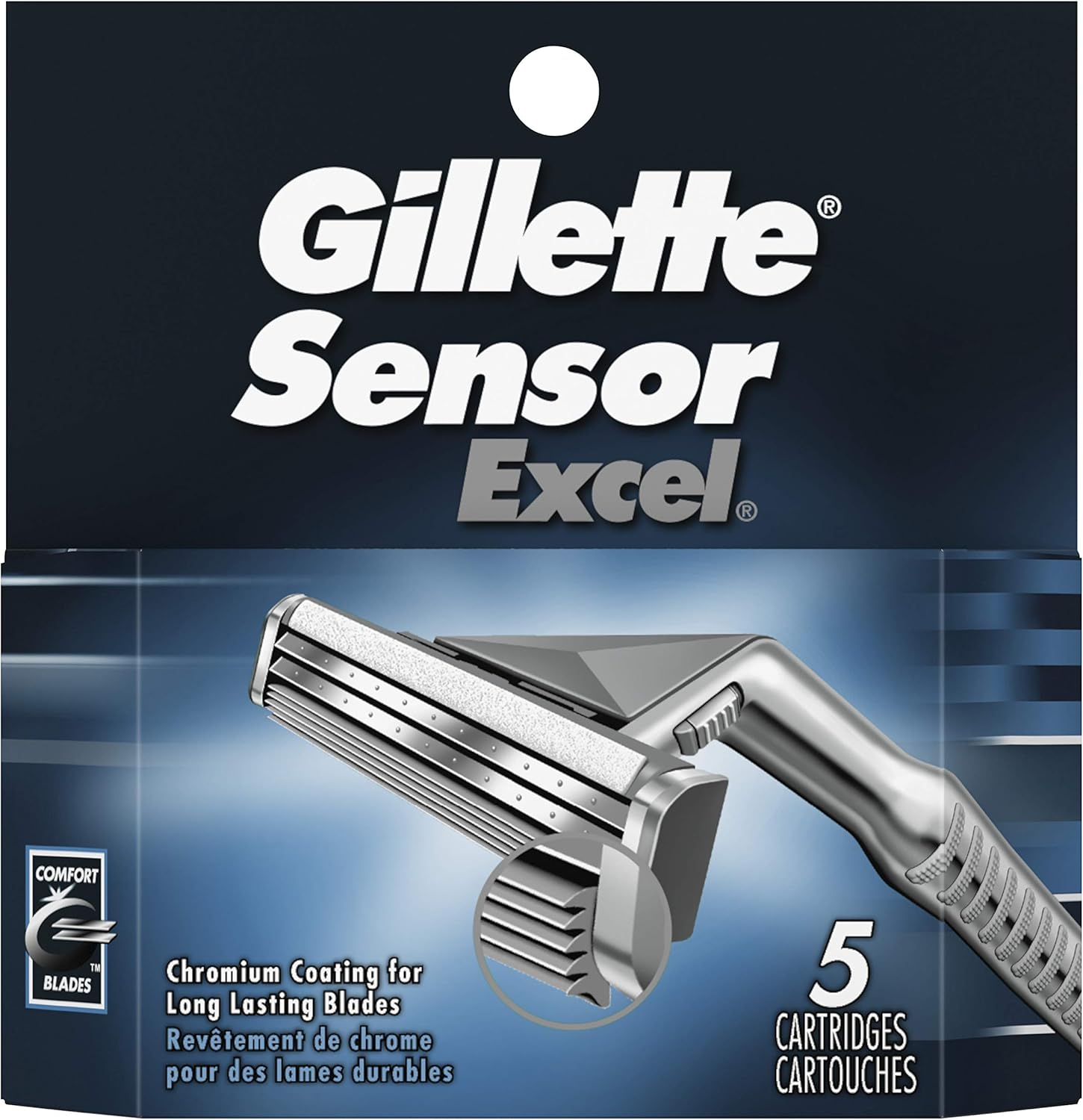 Gillette Sensor Excel Cartridges 5 Each ( Pack of 2)