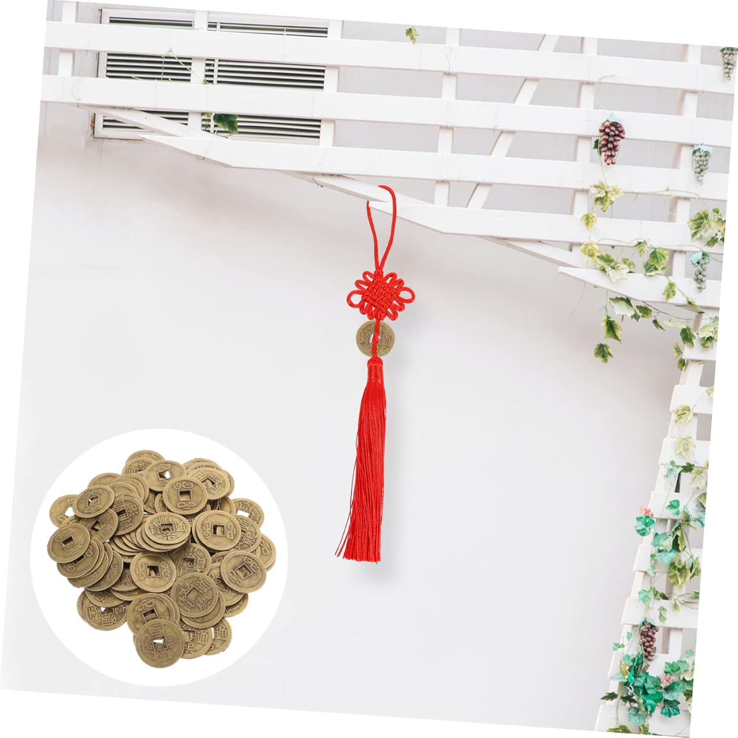 Tofficu 100Pcs Ancient Chinese Coins Fake Pirate Coin Cars Playset Chinese New Year 2023 Feng Shui Coins Chinese Money Coins Pirate Decor Antique Coins Emperor Lucky Coin Copper Das