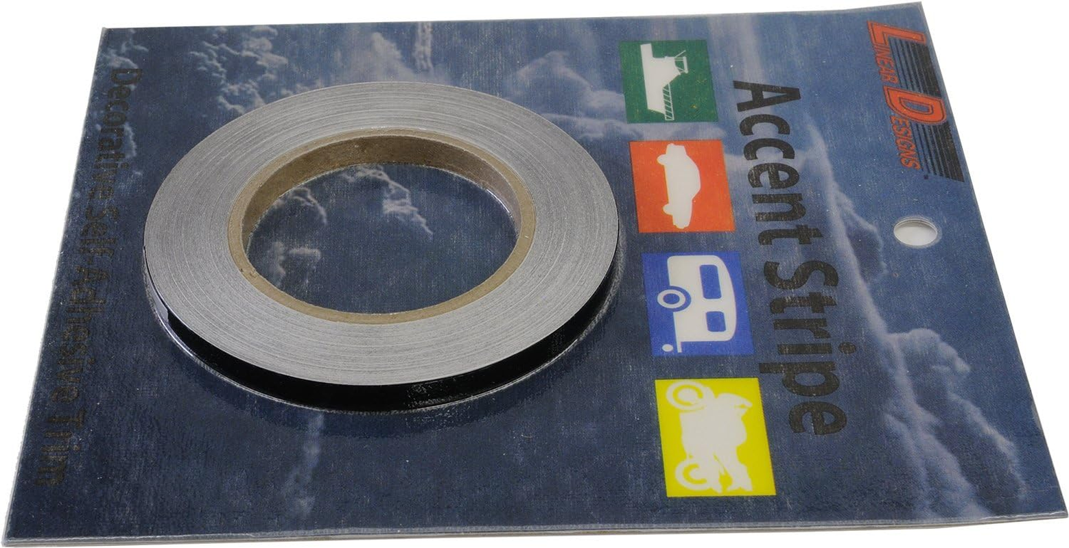 Lenda Black Striping Tape 1/4'' X 50' image number 3