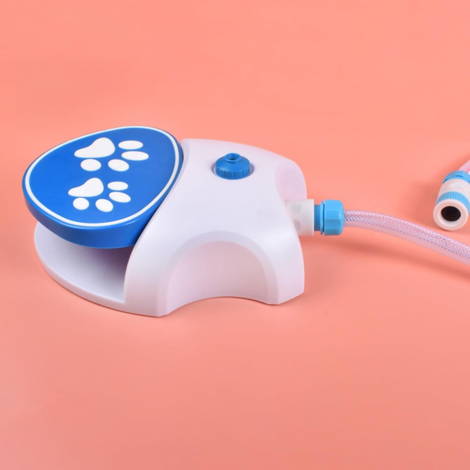 Ciciglow Dog Water Fountain, Paw-Activated, Gravity-Fed, Blue, 26.5 X 21 X 8 Cm image number 1