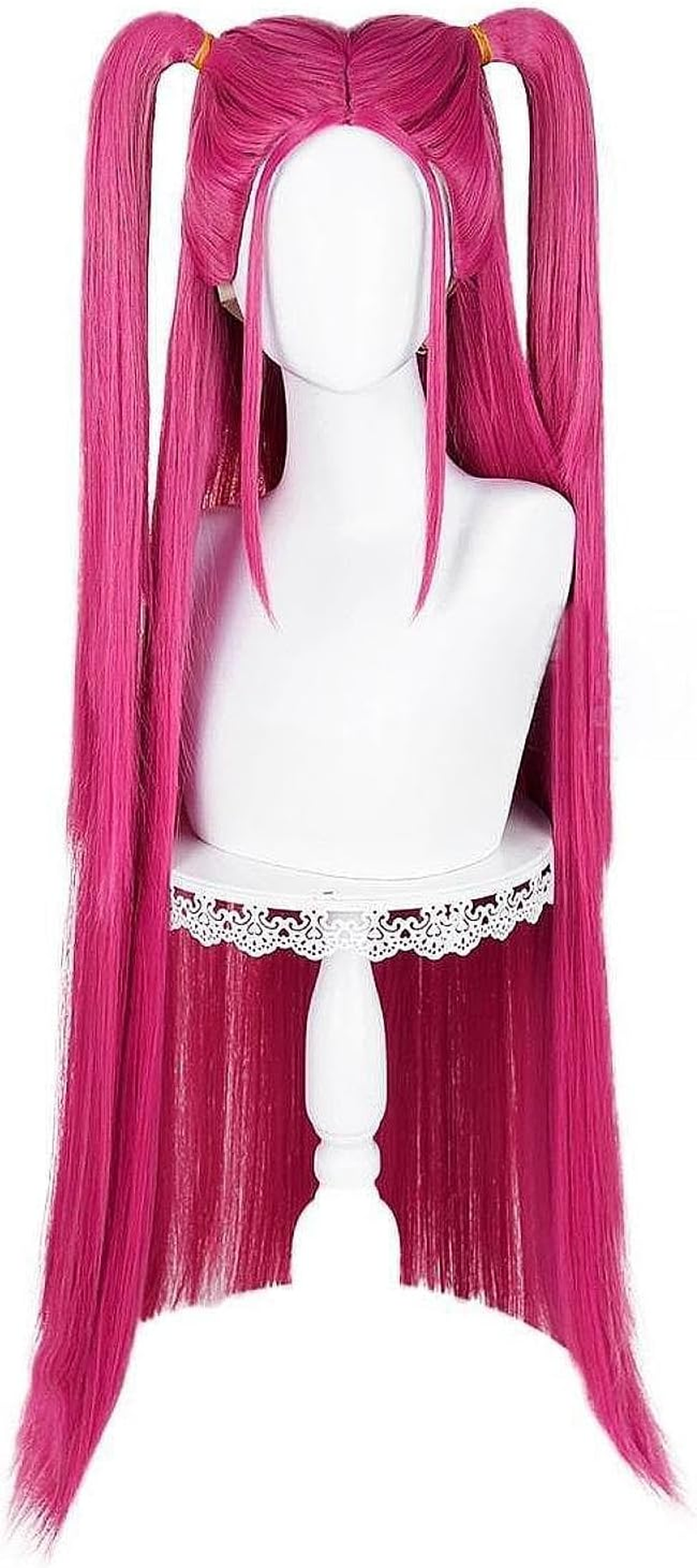 Hzskjyt Anime Cosplay Wig Party Wig Heat Resistant Comfortable Girls Realistic Costume image number 4