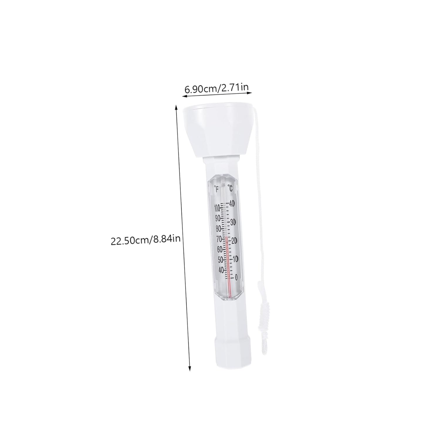 VICASKY Floating Pool Thermometer Floating Water Temperature Gauge for Swimming Pools Fishponds and Bathtubs Easy Read Measurement Tool image number 3