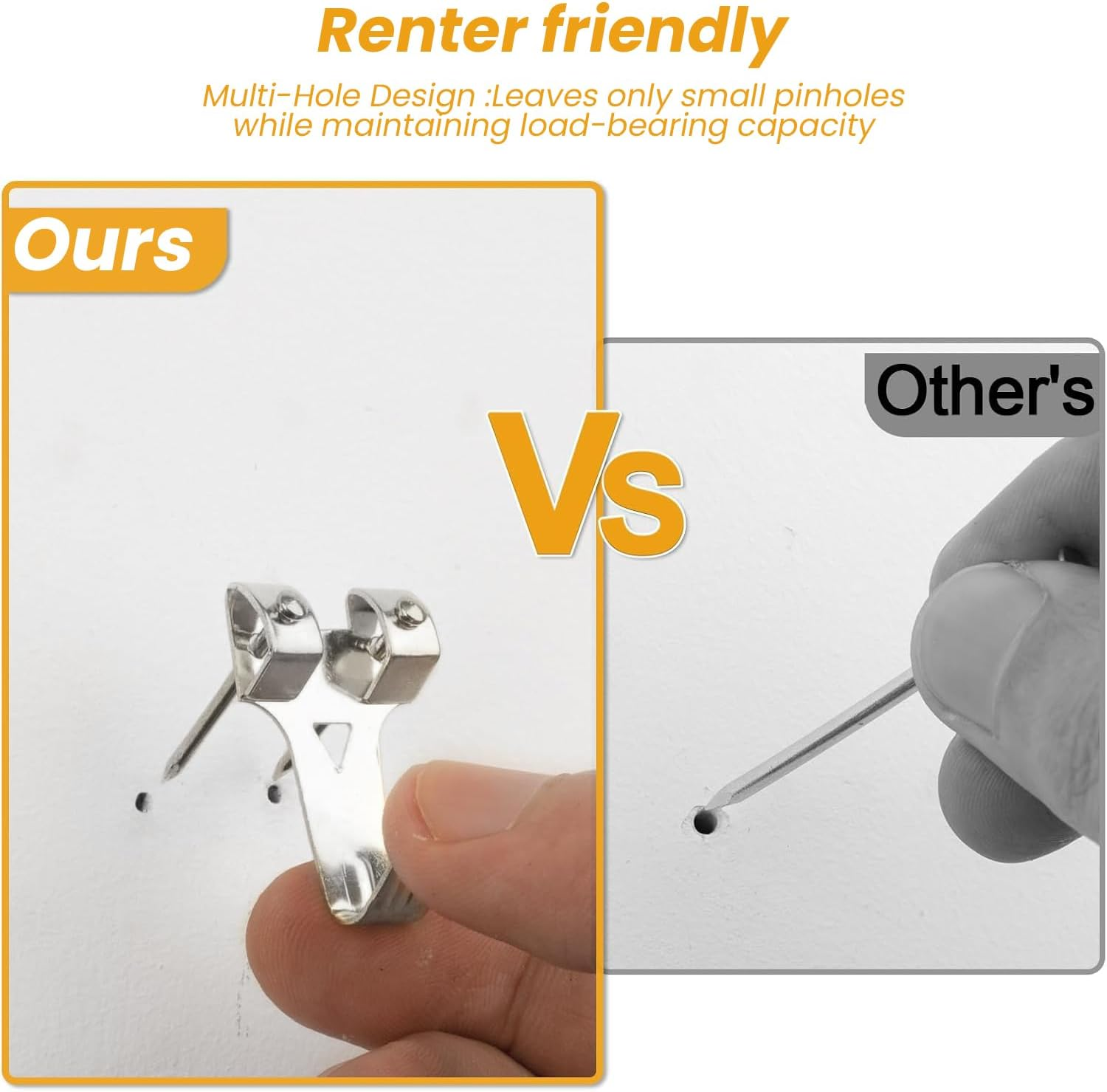 246Pcs Picture Hanging Kit - Picture Hangers Assorted Kit with Heavy Duty Wall Hooks, Sawtooth, Picture Wire, Hardware Nails, Eye Hooks and Picture Hanging Tool for Frame Canvas Mounting image number 2