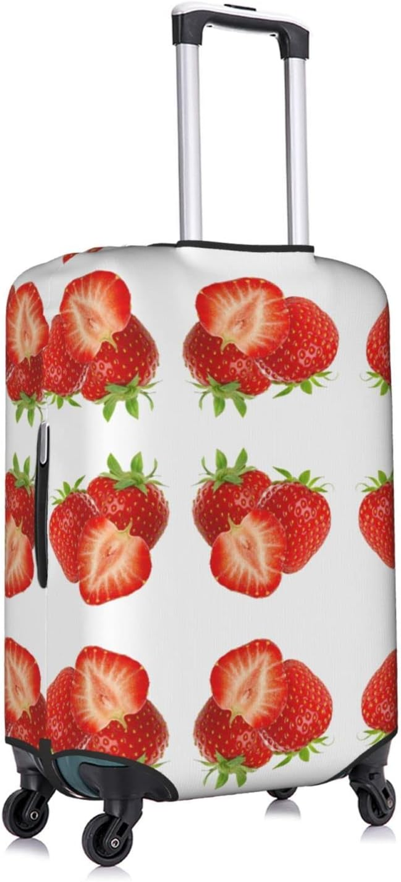 Fresh Strawberry Luggage Cover Anti-Scratch Suitcase Protector Fits 18-32 Inch Luggage image number 3