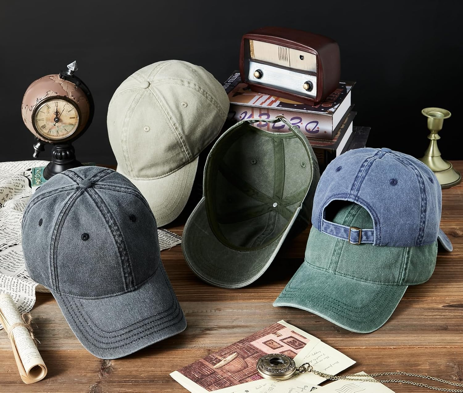 YAMEE Baseball Cap Denim Unisex Baseball Cap Men'S Denim Classic Summer Hats Women Breathable Baseball Cap Men Soft Sun Protection Sports Hat Men for Outdoor Use