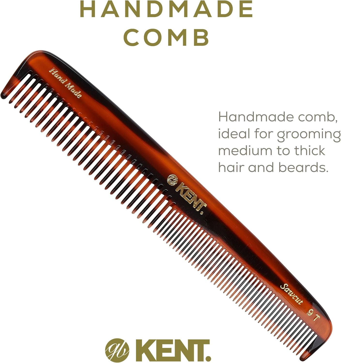 Kent Dressing Table Hair Comb, 190 Mm Length image number 3